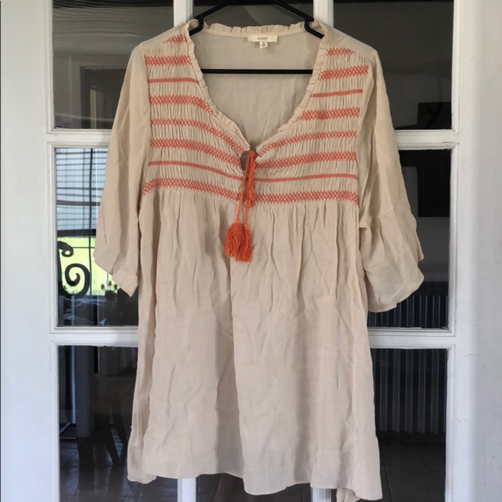 Mid sleeve blouse